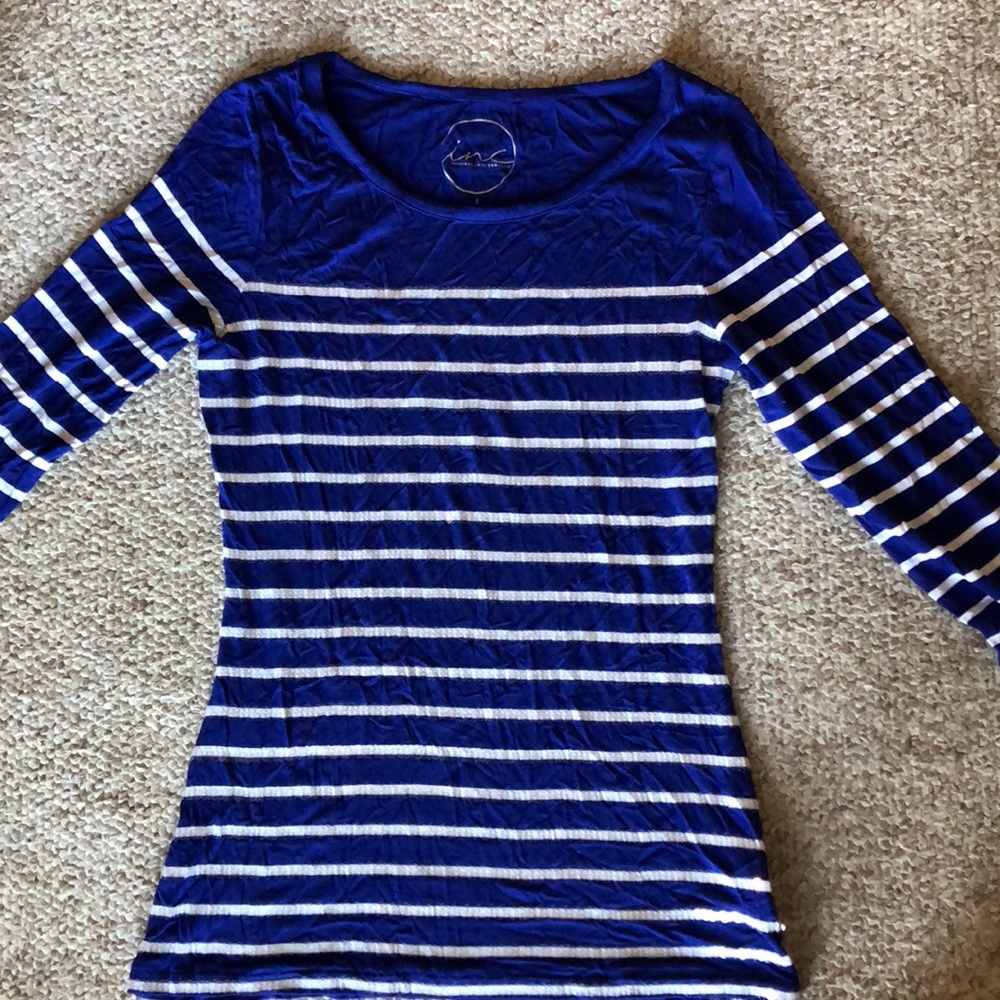 Sequined stripe blouse